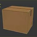 Sturdy Brown Corrugated Cardboard Box Ideal For Daily Living Supplies Packaging