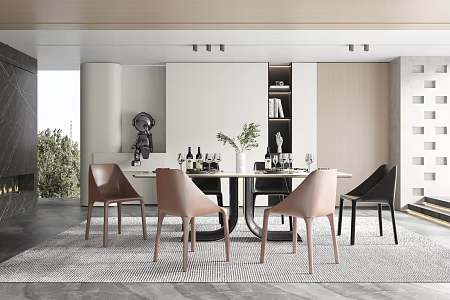 Modern Restaurant 3d model