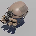 Night vision device 3d model