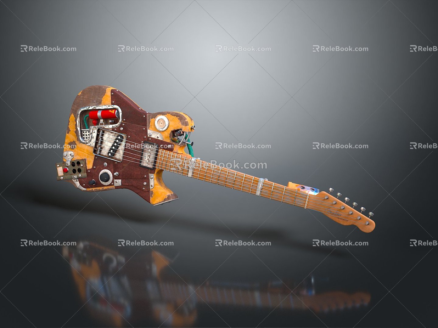 Guitar Classical Guitar Instrument String Plucked Instrument Western Instrument Western Music Equipment Western Equipment 3d model