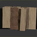 Stacked Split Wooden Logs In Black Metal Wood Rack For Firewood Storage