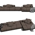 Modern Multiplayer Sofa 3d model