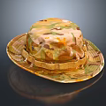 Camouflage Print Wide Brim Hat with Adjustable Strap and Outdoor Fashion Design