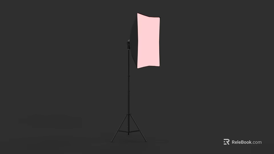 Modern Adjustable Table Lamp With Tripod Stand And Soft Light Shade For Indoor Use 3d model 