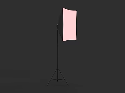Modern Adjustable Table Lamp With Tripod Stand And Soft Light Shade For Indoor Use 3d model