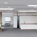 Modern Front Desk Company Front Desk 3d model