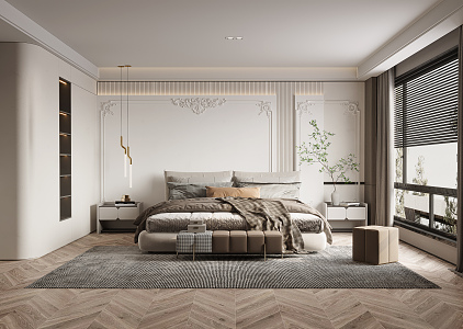 French Bedroom 3d model