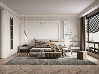 French Bedroom 3d model