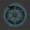 Medieval Shield Ancient Shield Shield Shield Defensive Weapon Ancient Shield Iron Shield Protective Shield Wooden Shield 3d model