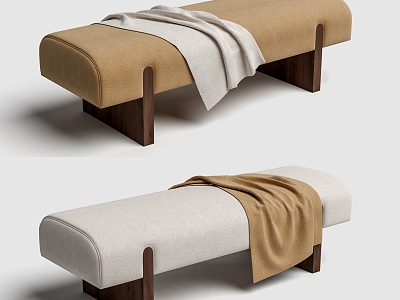 Modern Bed End Stool Sofa Bench model