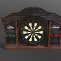 American arrow target target dart 3d model