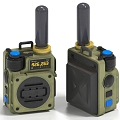 walkie talkie satellite phone 3d model