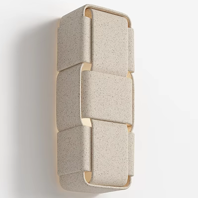 Modern Abstract Wall Light With Geometric Design For Home Interior Decor 3d model