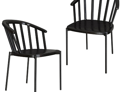 Pantelleria Metal Black Dining Chair 18 model