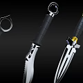 Weapons Collection Including Knives Swords Daggers and Bladed Tools with Different Designs