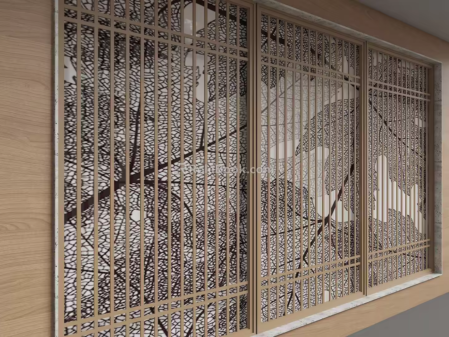 Modern background wall 3d model