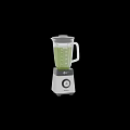 Philips Blender With Transparent Jar Filled With Green Liquid And Modern Control Panel