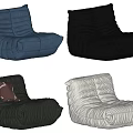 Modern Lazy Sofa Single Sofa 3d model
