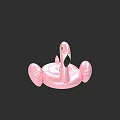 Pink Flamingo Inflatable Swim Ring For Summer Pool Water Fun Activities