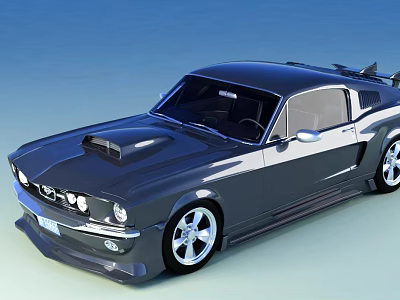 Hyundai Ford Mustang 3d model Hyundai Ford Mustang 3d model