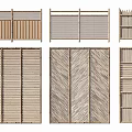 Bamboo partition 3d model