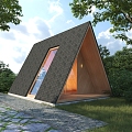 Modern Architecture Cabin 3d model