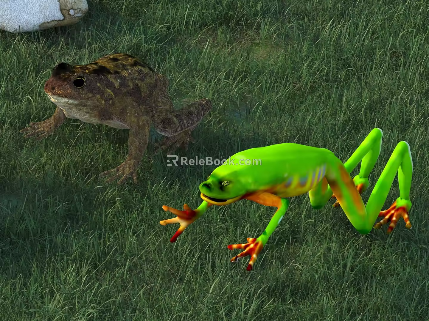 Frog Game Frog 3d model