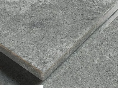 Gray Textured Stone Building Component With Rough Surface For Construction Projects 3d model