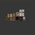 Colorful Household Notebooks And Journals With Various Cover Designs And Decorative Elements
