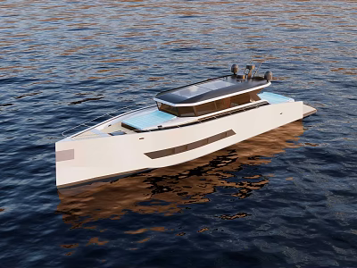 Large yacht 3d model Large yacht 3d model