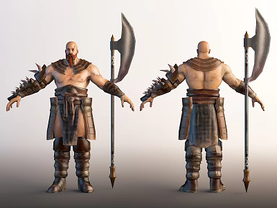 Modern Game Characters 3d model Modern Game Characters 3d model