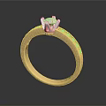 Elegant Luxury Gold Ring Design With Central Diamond And Side Stones