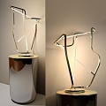 Modern special-shaped table lamp 3d model