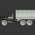 Military Battle Tank With Tracked Chassis Armored Turret And Long Barrel Cannon