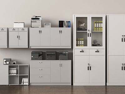 Modern File Cabinet Printer File Cabinet Office Supplies File Cabinet 3d model