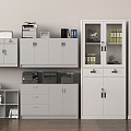 Modern File Cabinet Printer File Cabinet Office Supplies File Cabinet 3d model