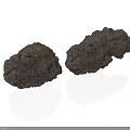 Natural Wooden Stone Decorative Blocks With Rough Surface And Home Decor Use