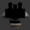 Industrial Machinery Component Featuring Metallic Casing And Cylindrical Connecting Parts