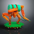 Robot Assistant Small Robot Butler Robot Butler Figure Game Figure 3d model