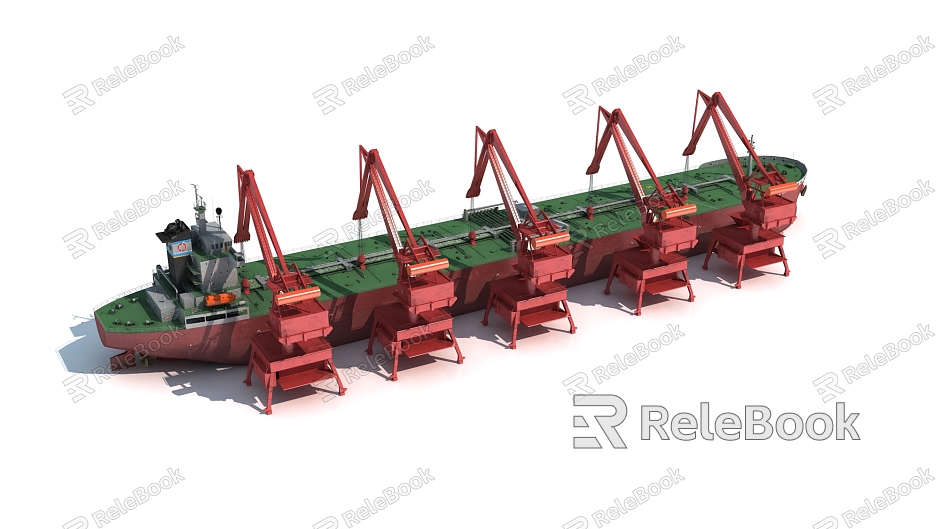 Port crane wharf crane wharf freighter foreign trade wharf crane model