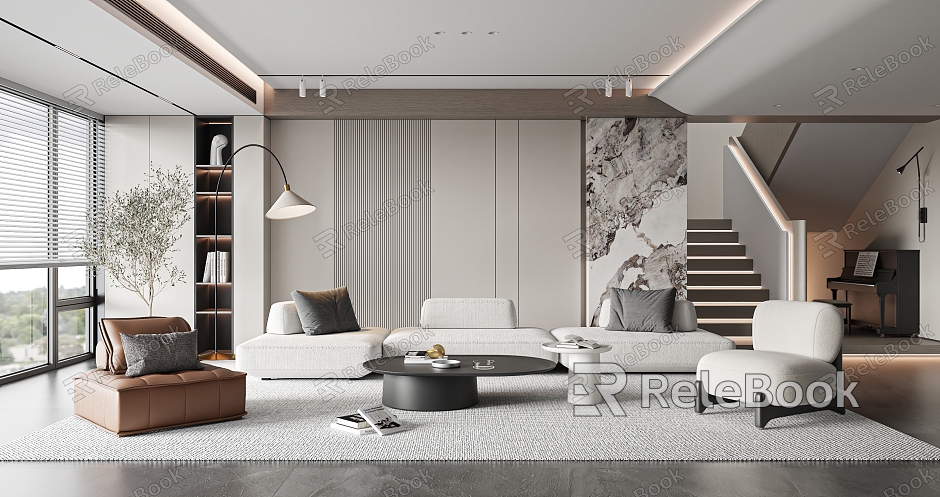 Modern Home Living Room model