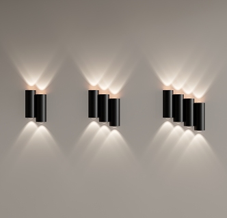 Minimalist wall lamp 3d model