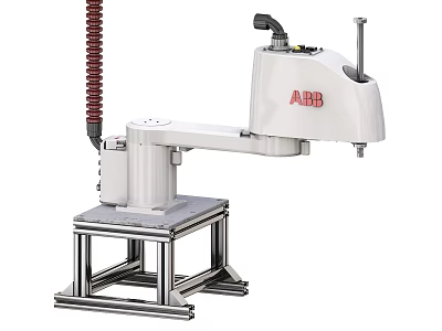 High Precision ABB Industrial Robot With Mechanical Arm For Manufacturing Automation 3d model
