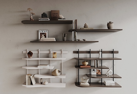 Silent wall shelf 3d model