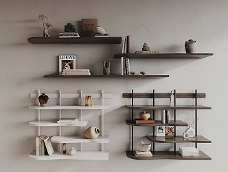 Silent wall shelf 3d model