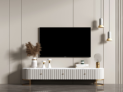 Light Luxury TV Cabinet model