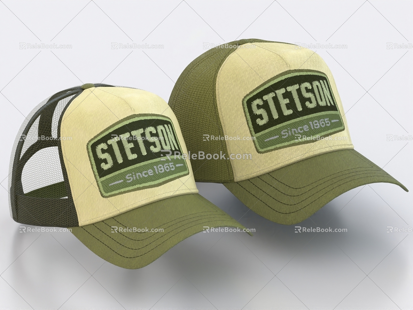 Casual cap sun hat sports cap baseball cap 3d model