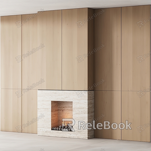 Modern Fireplace model