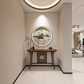 Modern Living Dining Room Interior Design With Sofa Coffee Table TV Cabinet And Plants