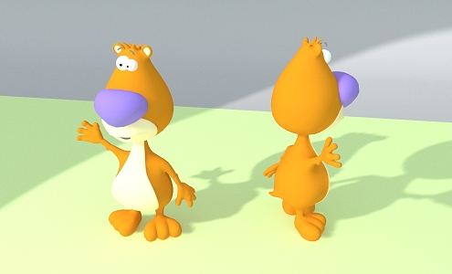 Game film and television characters cartoon characters 3d model